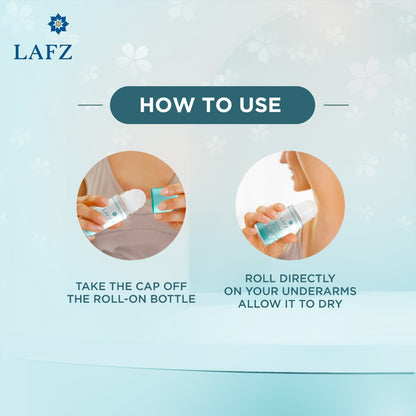 LAFZ No Alcohol Roll On Deodorant Marine Bliss for Women (50ml)
