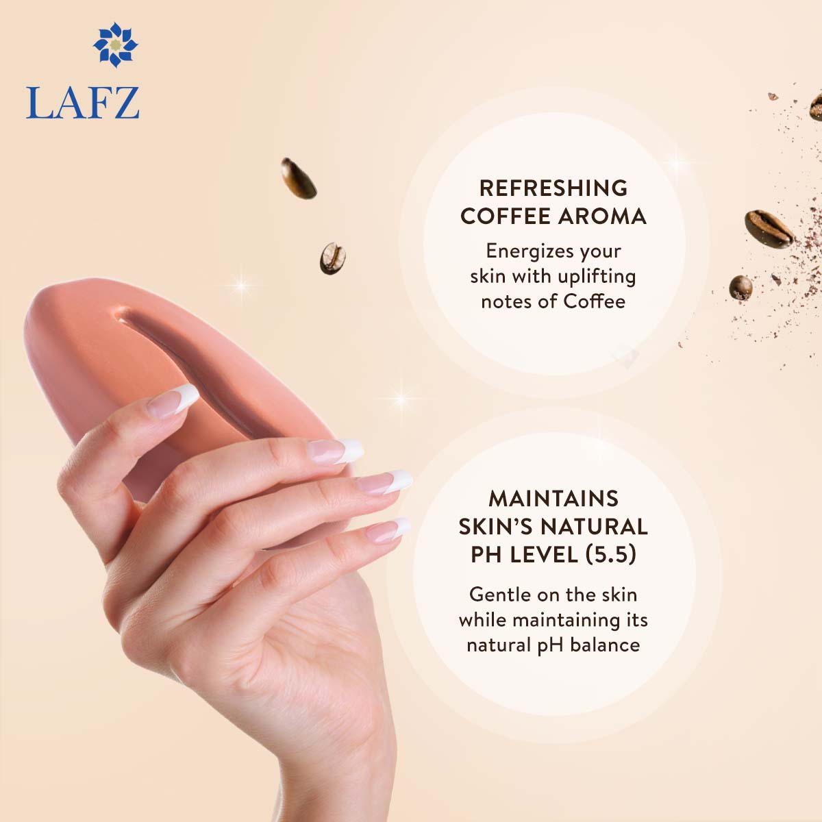 Lafz Caffeine Soap - 100gm (BD)