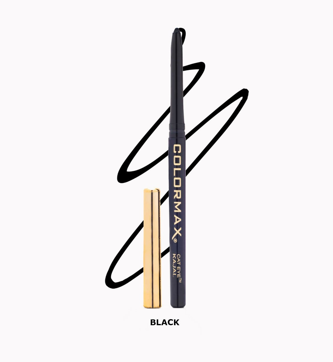 Colormax Cat Eye Automatic Kajal Pencil - Black (0.35g)