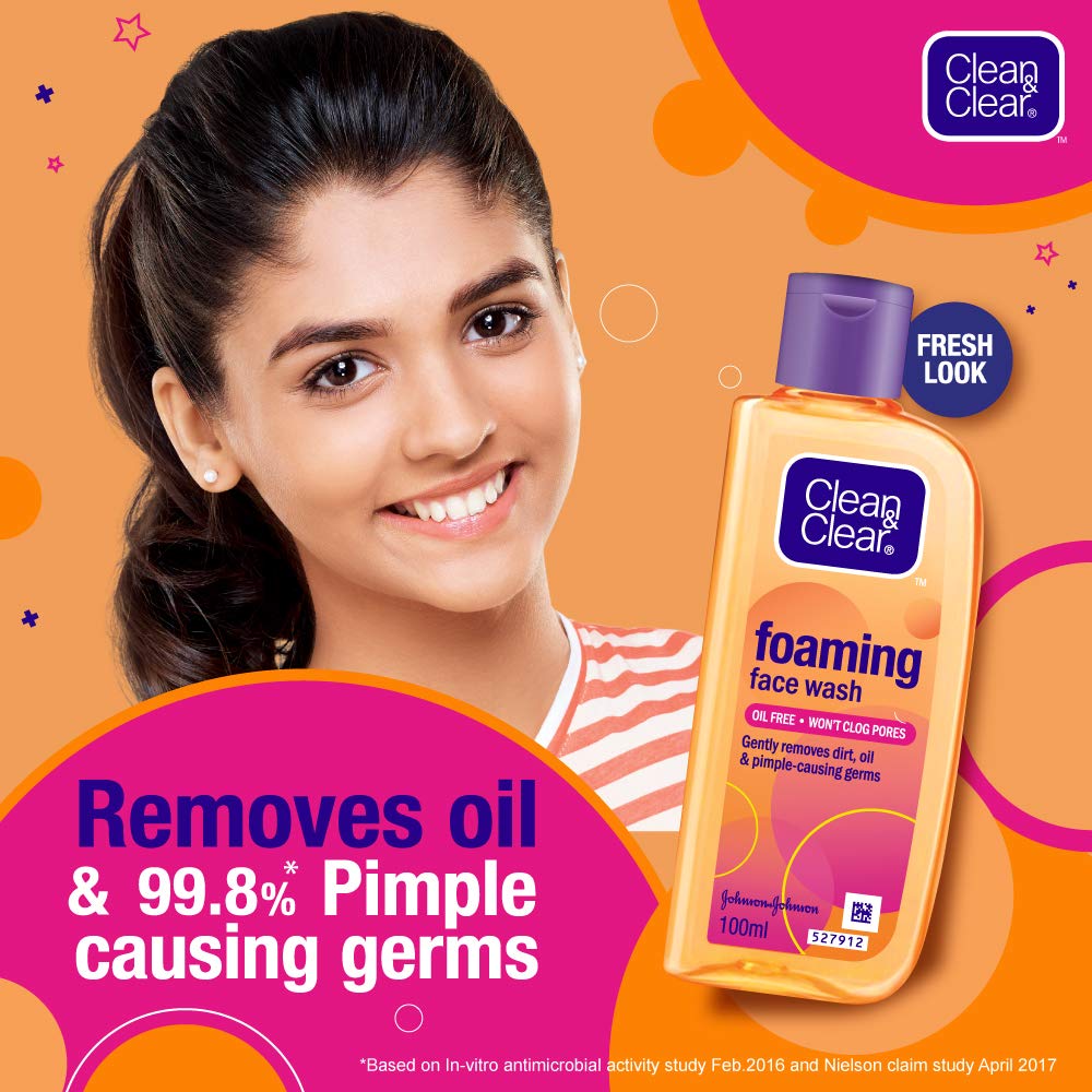 Clean &amp; Clear Foaming Face Wash (100ml)