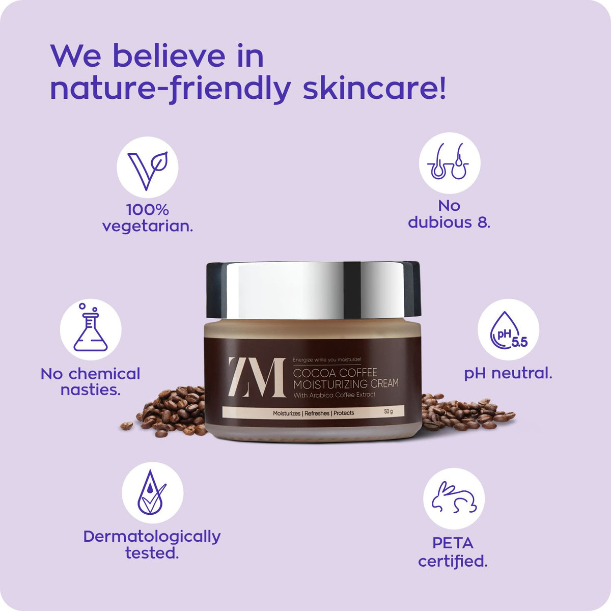 Zayn &amp; Myza Cocoa Coffee Moisturizing Cream (50g)