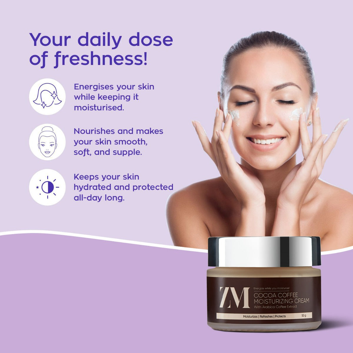 Zayn &amp; Myza Cocoa Coffee Moisturizing Cream (50g)