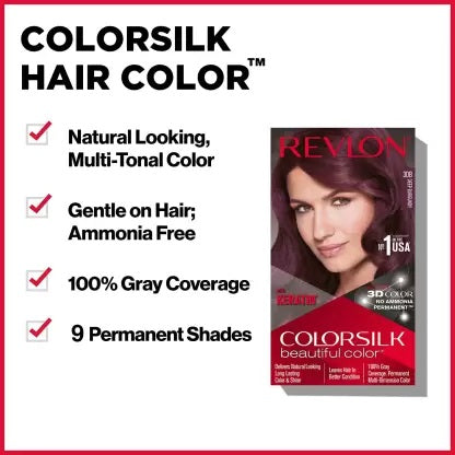 Revlon Colorsilk Hair Color Deep Burgundy 3DB (80ml)