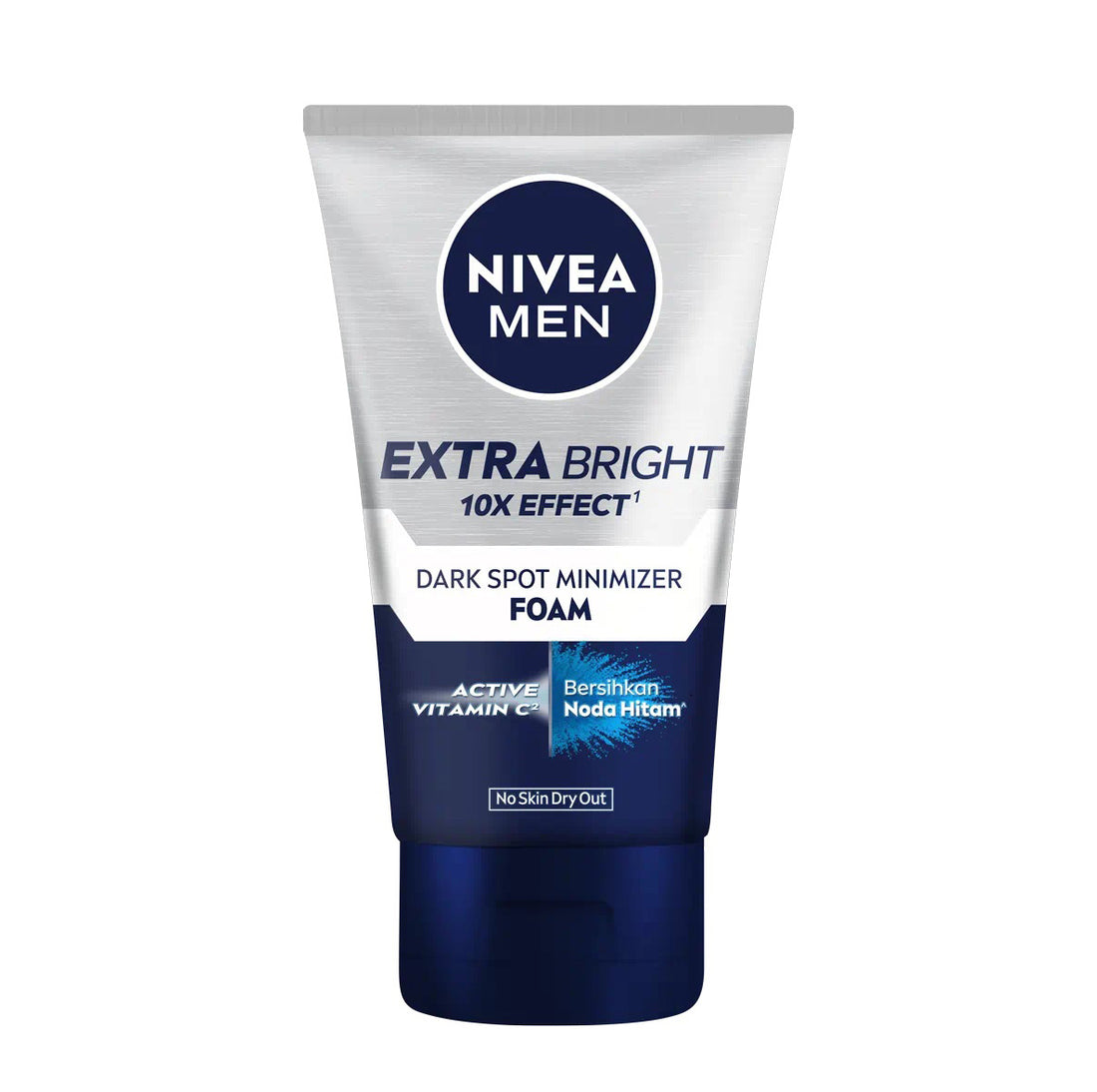 Nivea Men Extra Bright 10X Effect Brightening Foam (100gm)