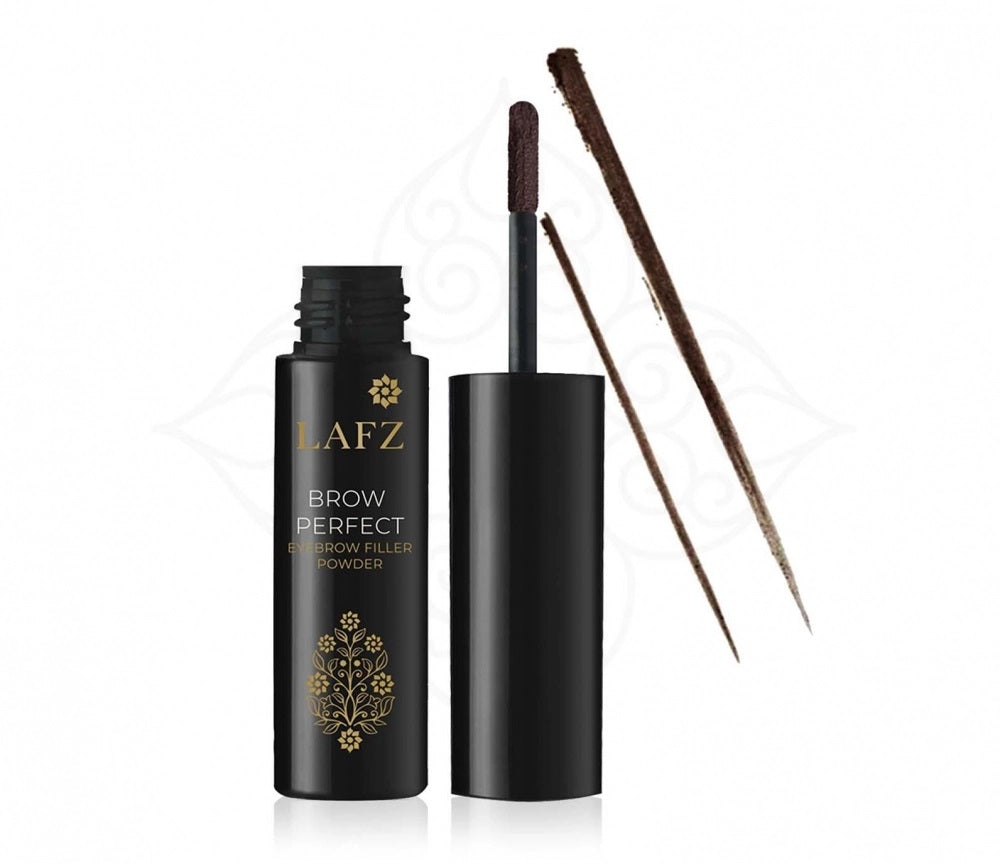 Lafz Halal Brow Perfect Eyebrow Filler Powder (1.0g)- 01 Natural Brown