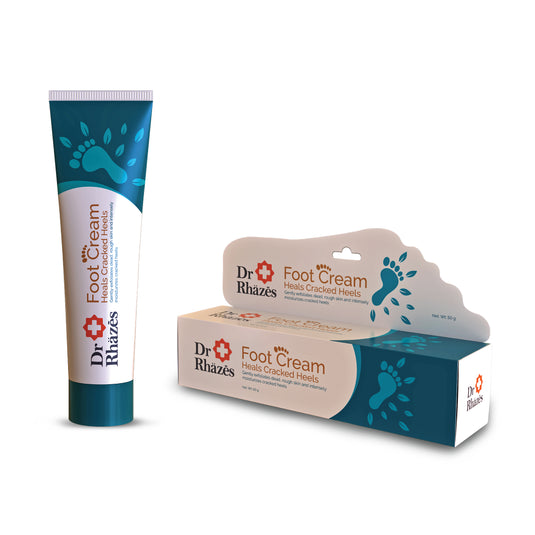 Dr Rhazes Foot Cream - Heals Cracked Heels (50g)