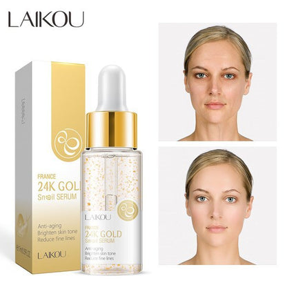 Laikou France 24k Gold Snail Serum (17ml)