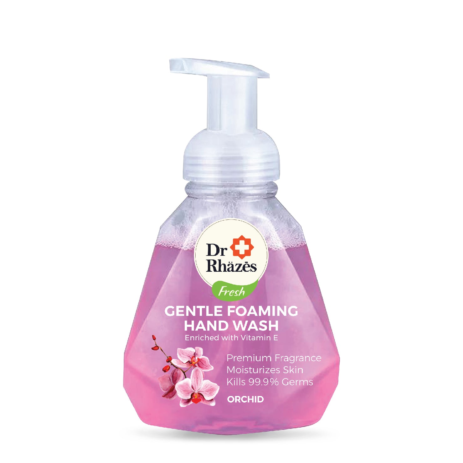 Dr Rhazes Gentle Foaming Hand Wash Bottle (300ml) - Orchid