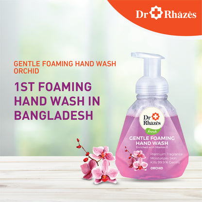 Dr Rhazes Gentle Foaming Hand Wash Bottle (300ml) - Orchid