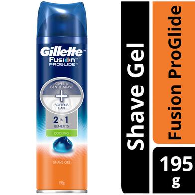 Gillette Fusion ProGlide Sensitive 2 in 1 Shave Gel (195gm)