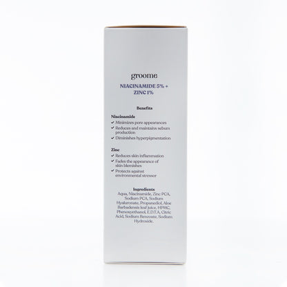 Groome Niacinamide 5% + Zinc 1% Skin Correcting Serum (30ml)