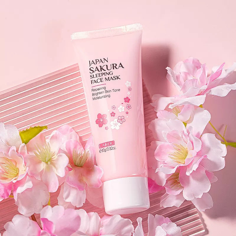 Laikou Sakura Sleeping Face Mask (80g)