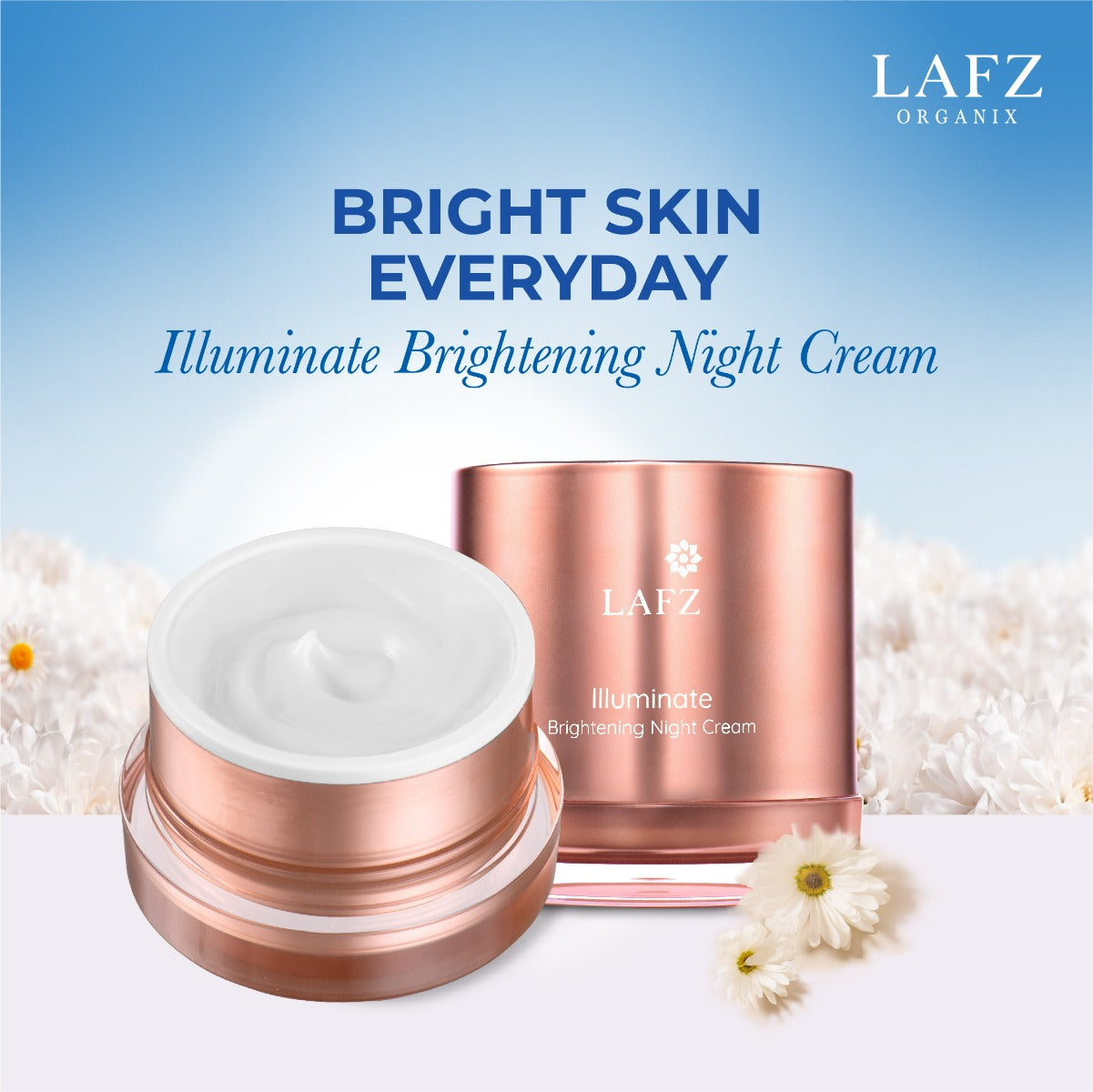 LAFZ Organix Illuminate Brightening Night Cream (50gm)