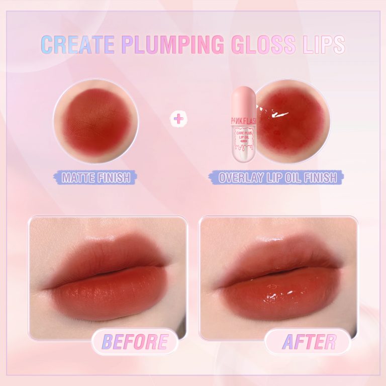 L12 - PINKFLASH Care Plus Lip Oil (4ml)