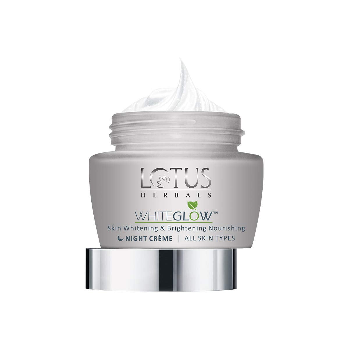 Lotus Herbals White Glow Skin Whitening and Brightening Nourishing Night Creme (40gm)