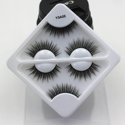 MAANGE 3 Pair 3D Eyelashes - Y3A05