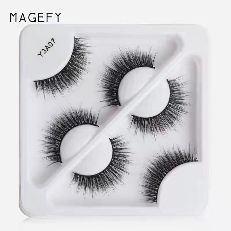 MAANGE 3 Pair 3D Eyelashes - Y3A07
