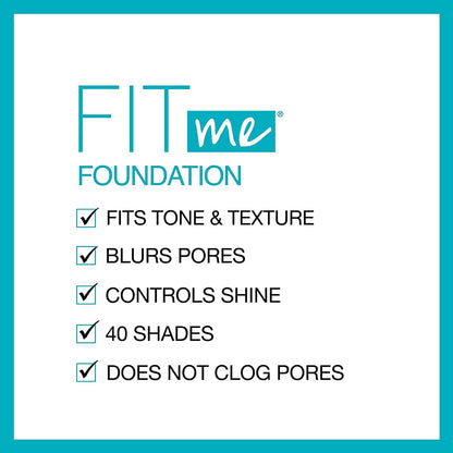 Maybelline Fit Me Matte + Poreless Liquid Foundation (30ml)