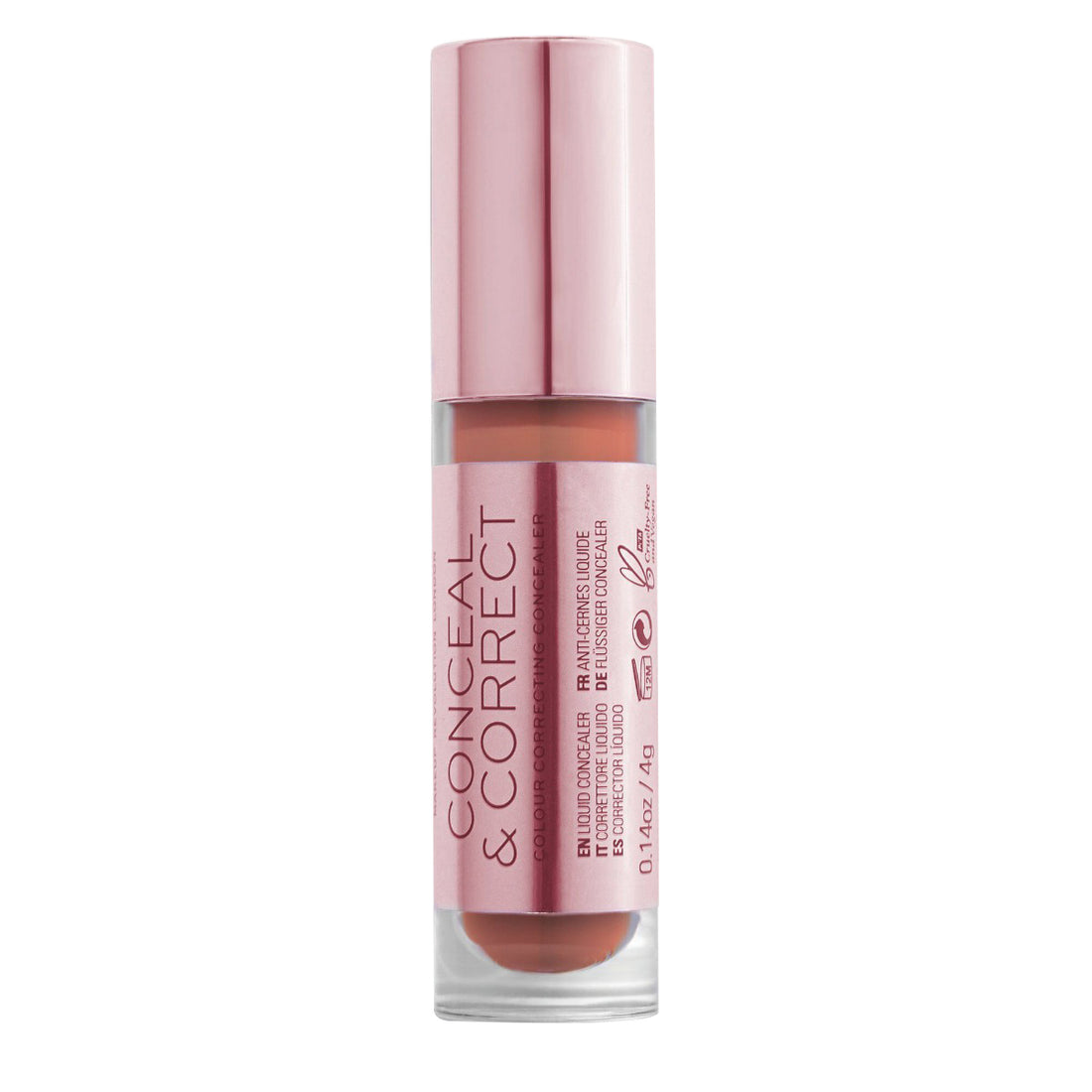 Makeup Revolution Conceal &amp; Correct Concealer (4g) - Orange