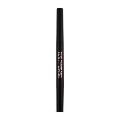 Makeup Revolution Duo Brow Pencil (0.15g) - Dark Brown