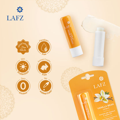 Lafz Moisturizing Lip Balm (4.5g) - Vanilla Bean