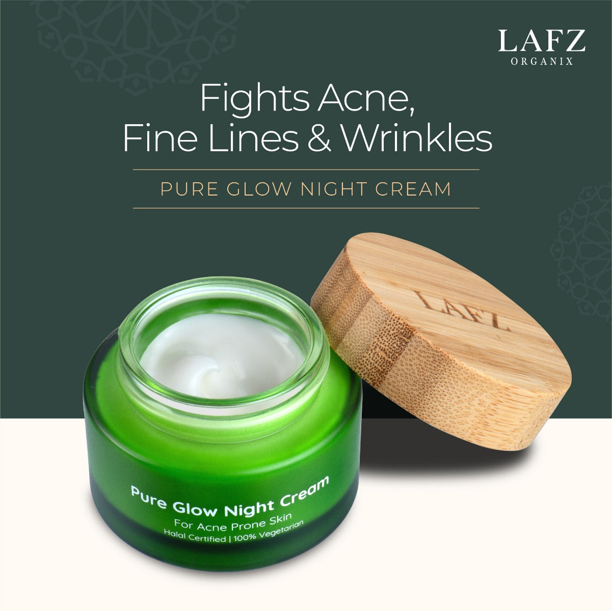 LAFZ Organix Pure Glow Night Cream (50gm)