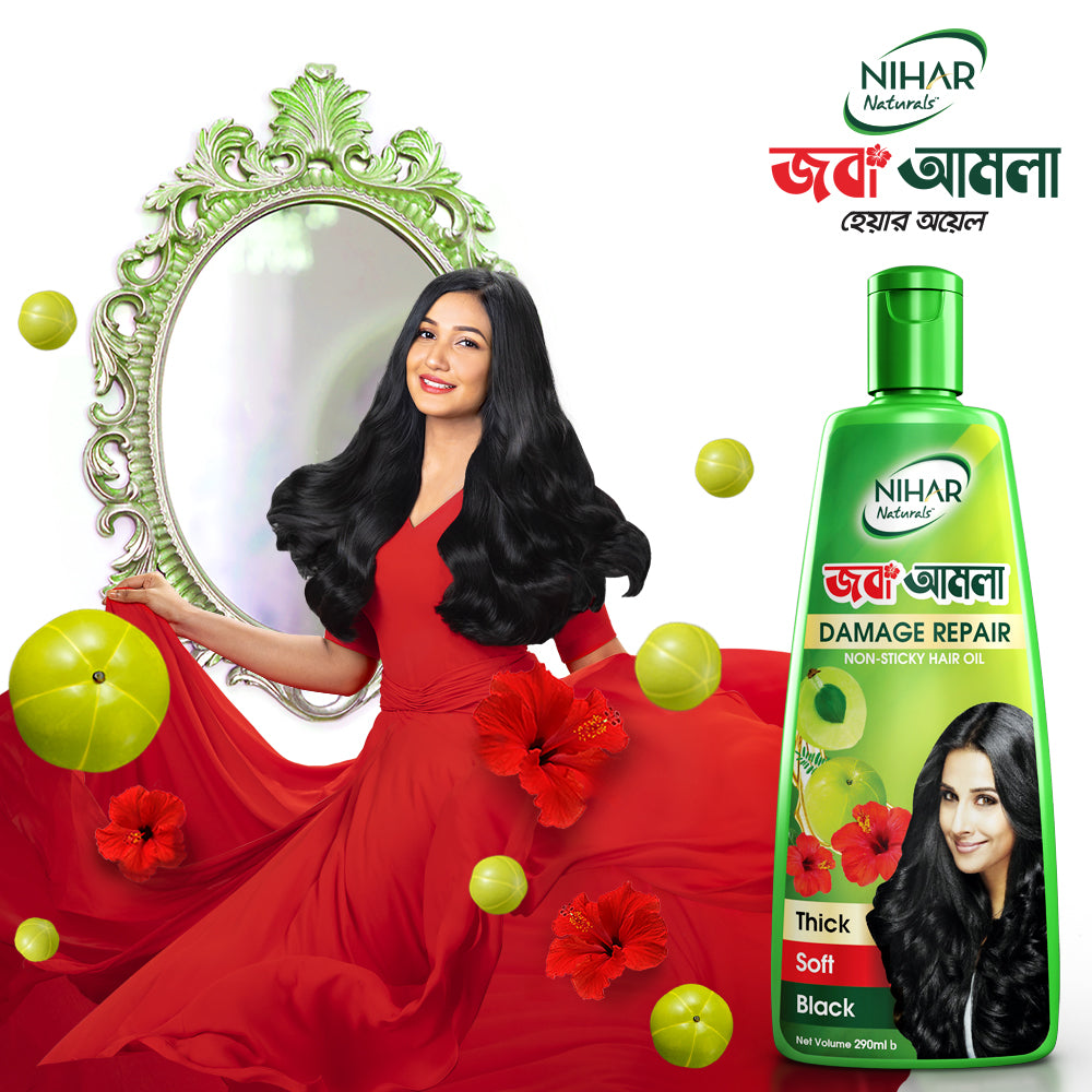 Nihar Naturals Hair Oil Joba Amla 290ml