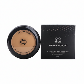 Nirvana Color Mattifying And Poreless Pressed Powder (15g)