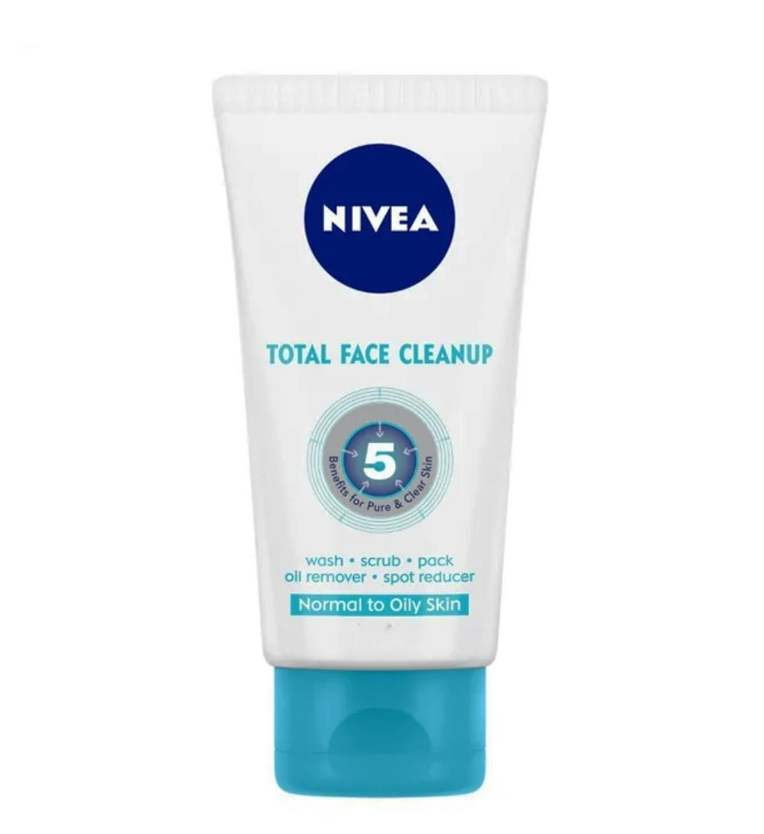 Nivea Total Face Cleanup Face Wash (114gm)