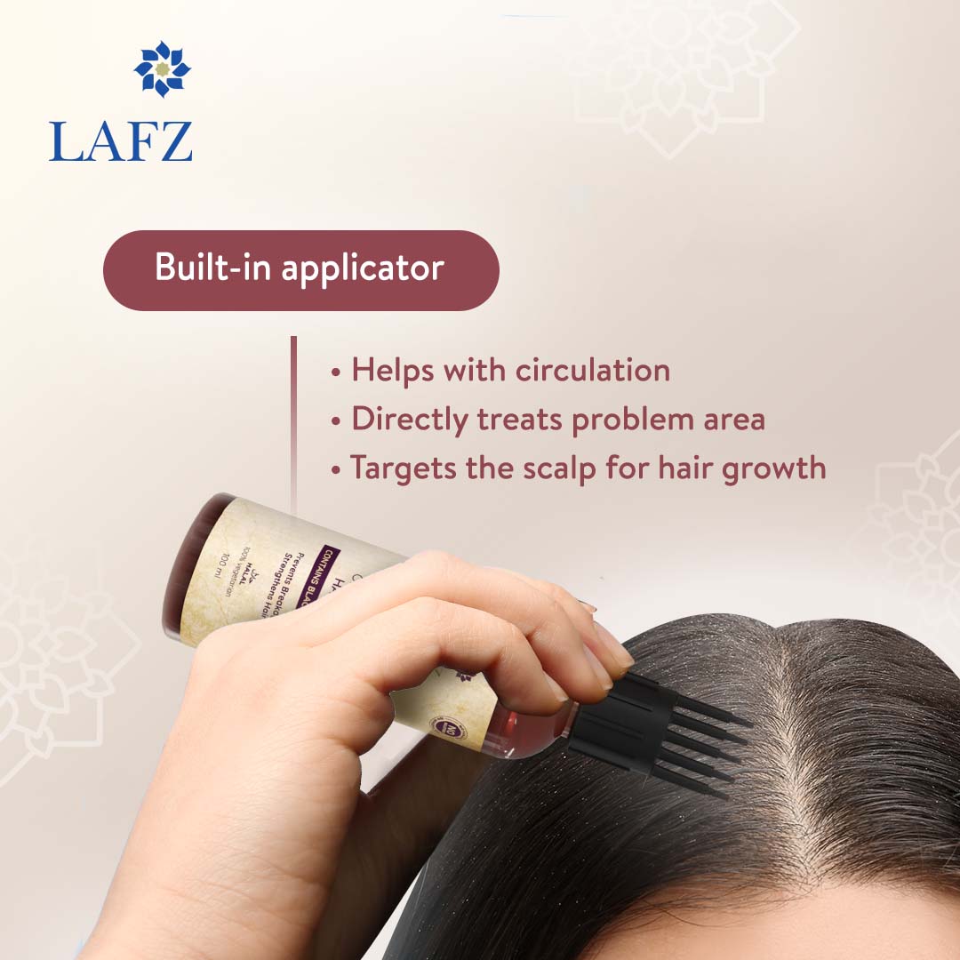 Lafz Essential Onion And Black Seed Hair Oil
