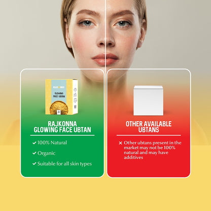 Rajkonna Glowing Face Ubtan (50gm)