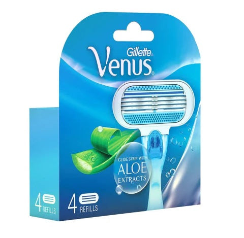Gillette Venus Razor Blades for Women - 4pcs