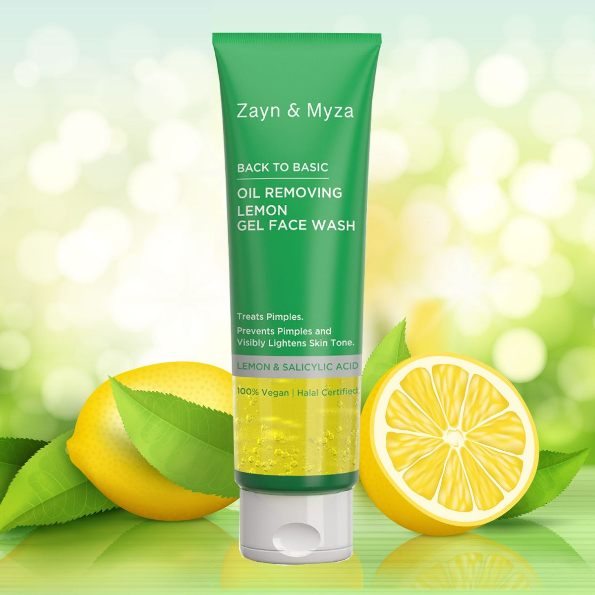 Zayn &amp; Myza Oil Removing Lemon Gel Face Wash (75ml) BD