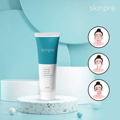 Skinpro Ultimate Acne Gel with 2% Salicylic Acid (15ml)