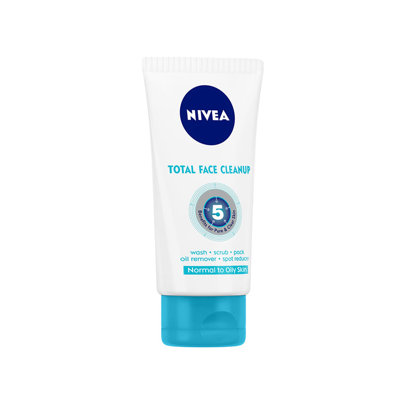 Nivea Total Face Cleanup Face Wash (114gm)