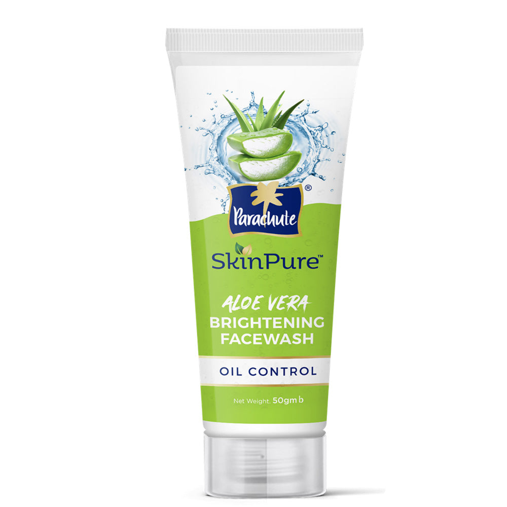 Parachute Hair Oil Advansed Aloe Vera Enriched Coconut 250ml Double Pack (FREE Aloe Vera Facewash - OIL CONTROL - 50gm)