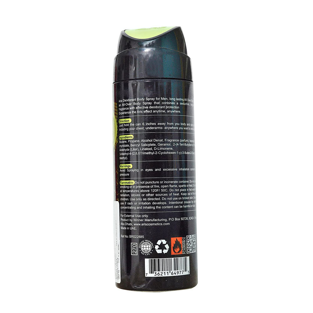 Aris Certificated Men Body Spray (200ml)