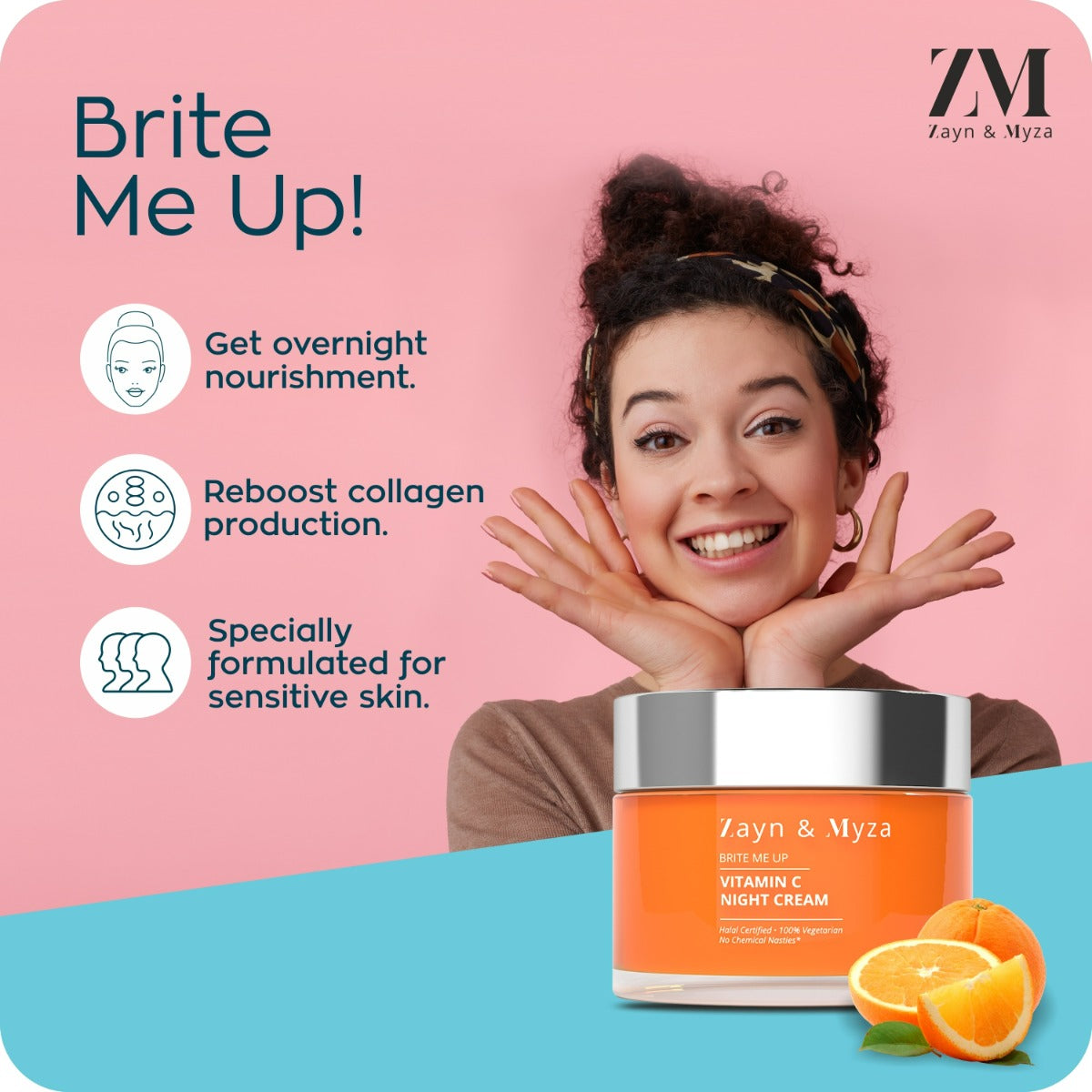 Zayn &amp; Myza Vitamin C Night Cream (50g)