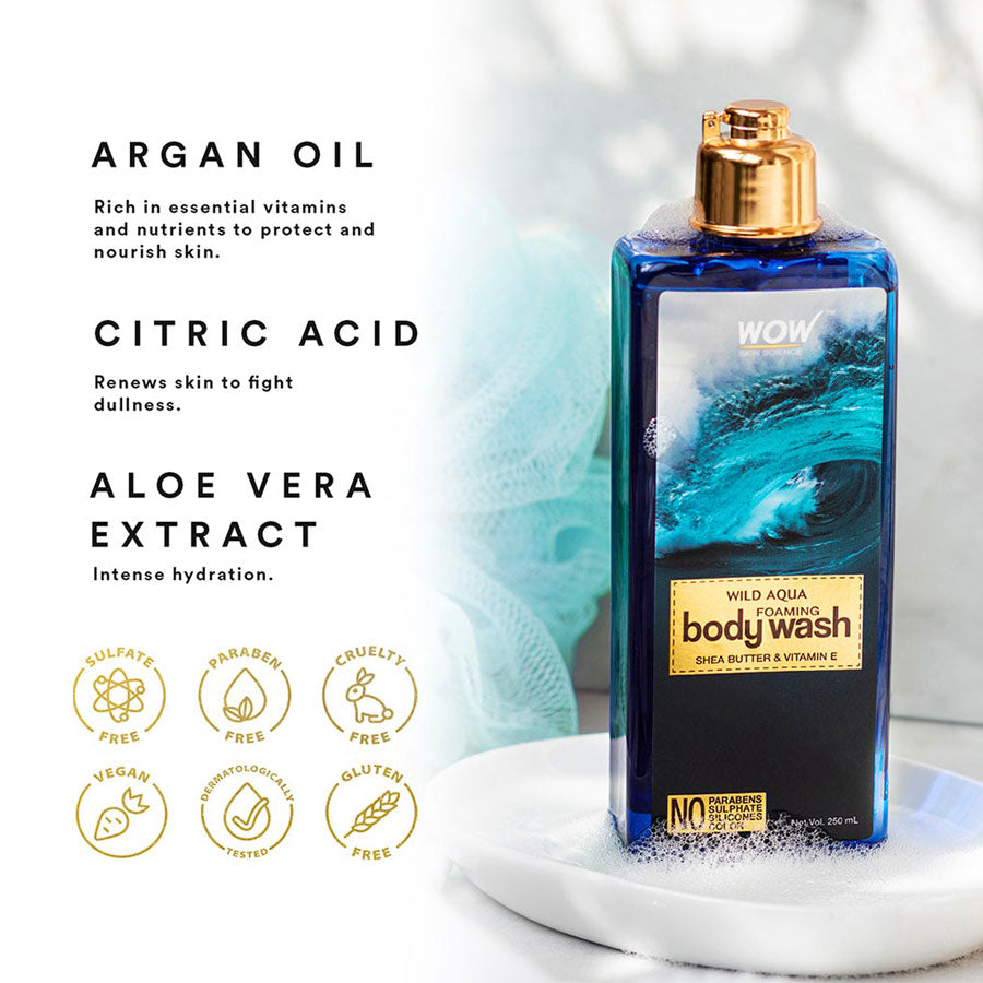 Wow Skin Science Wild Aqua Body Wash (250ml)