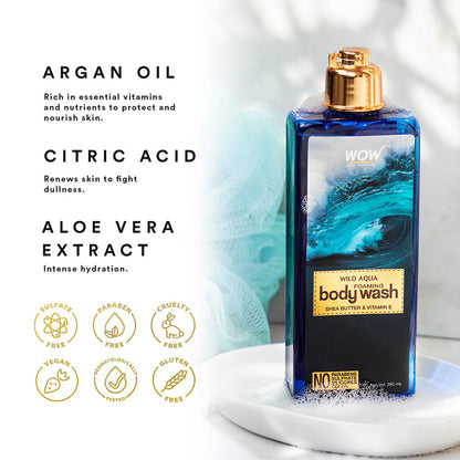 Wow Skin Science Wild Aqua Body Wash (250ml)
