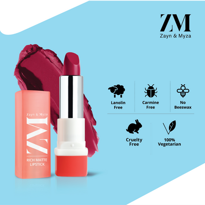 Zayn &amp; Myza Rich Matte Lipstick (4.2g)